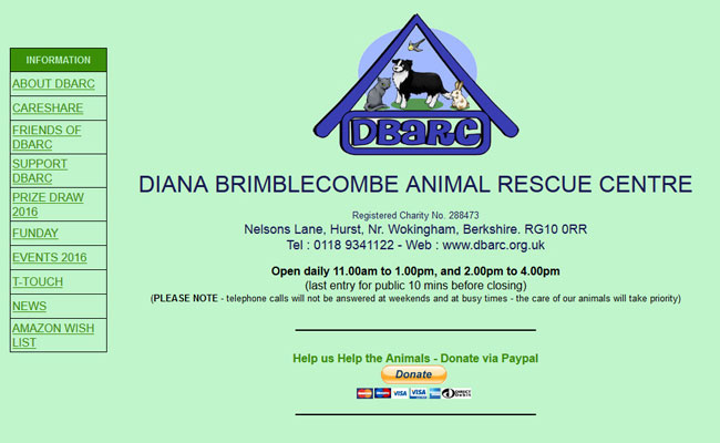 Diana Brimblecombe Rescue Centre - Wokingham