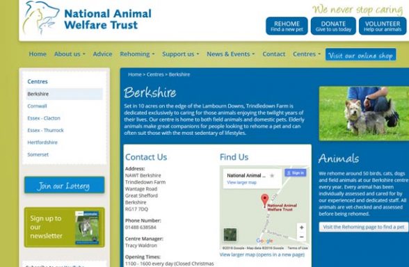 National Animal Welfare Trust - Great Shefford