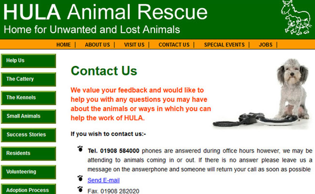 HULA Animal Sanctuary - Milton Keynes