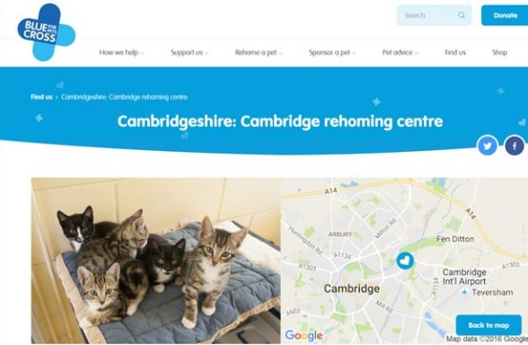 Blue Cross Rehoming Centre - Cambridge