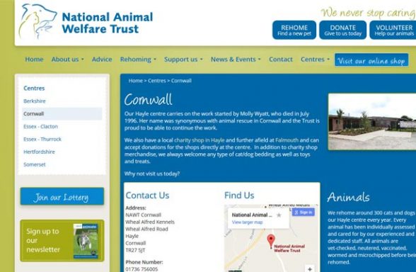National Animal Welfare Trust - Hayle