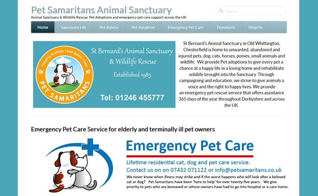 Pet Samaritans Animal Sanctuary - Chesterfield