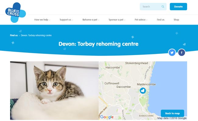 Blue Cross Rehoming Centre - Torquay