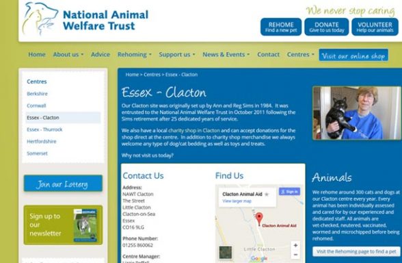 National Animal Welfare Trust - Clacton-on-Sea
