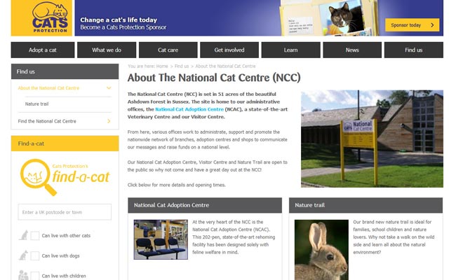 Cats Protection National Cat Centre - Haywards Heath