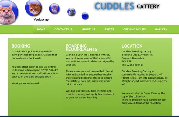 Cuddles Boarding Cattery