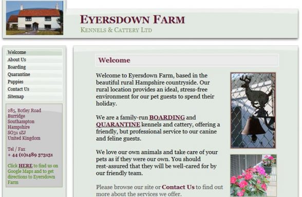 Eyersdown Farm Kennels and Cattery Ltd