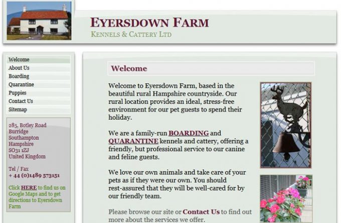 Eyersdown Farm Kennels and Cattery Ltd