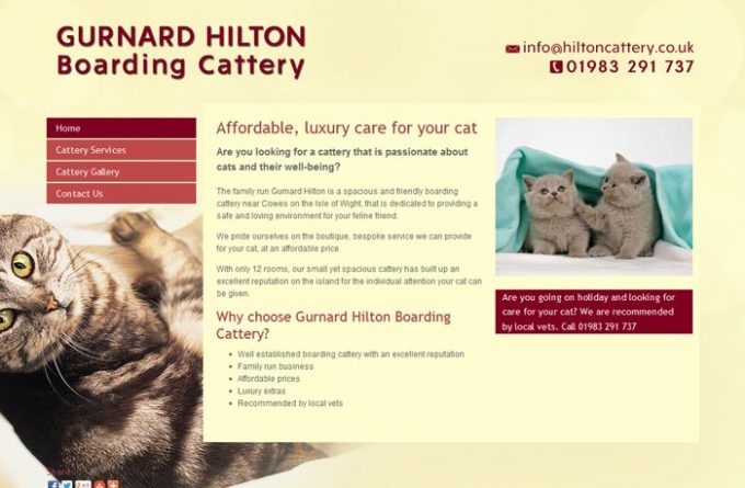 Gurnard Hilton Boarding Cattery