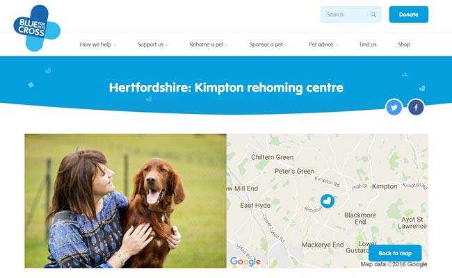 Blue Cross Rehoming Centre - Kimpton Bottom