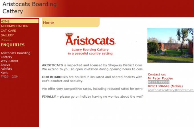 Aristocats Boarding Cattery