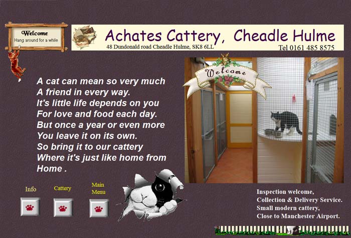 Achates Cattery British Cattery Directory