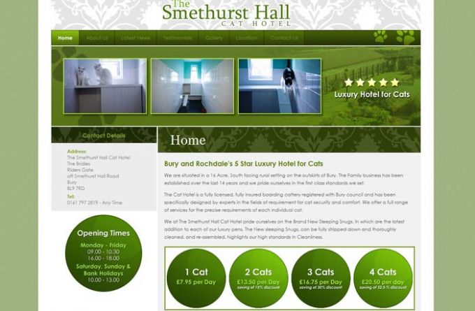 Smethurst Hall Cat Hotel