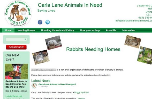 Carla Lane Animals In Need - Liverpool