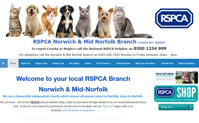 RSPCA Paws Animal Centre - Norwich
