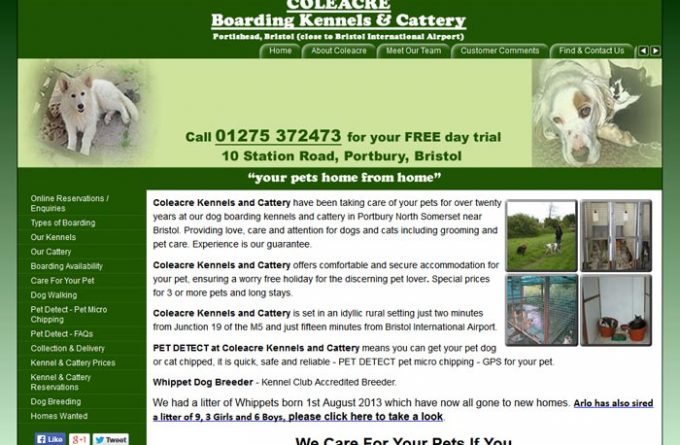Coleacre Boarding Kennels and Cattery