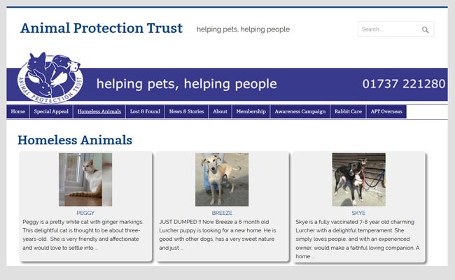 Animal Protection Trust - Horley