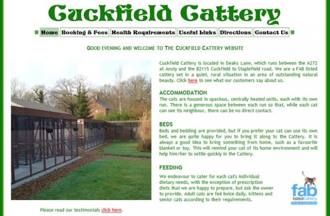 Cuckfield Cattery