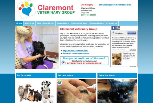 Claremont Veterinary Group - Bexhill-On-Sea