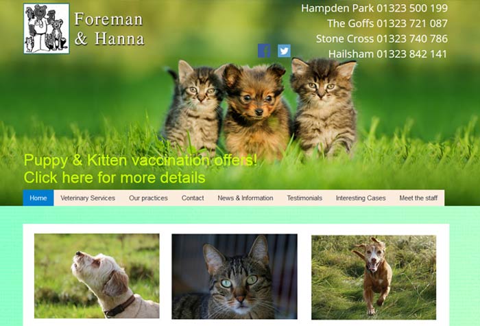 Foreman and Hanna Veterinary Surgeons