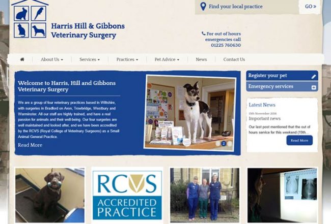 Harris Hill And Gibbons Vets Trowbridge