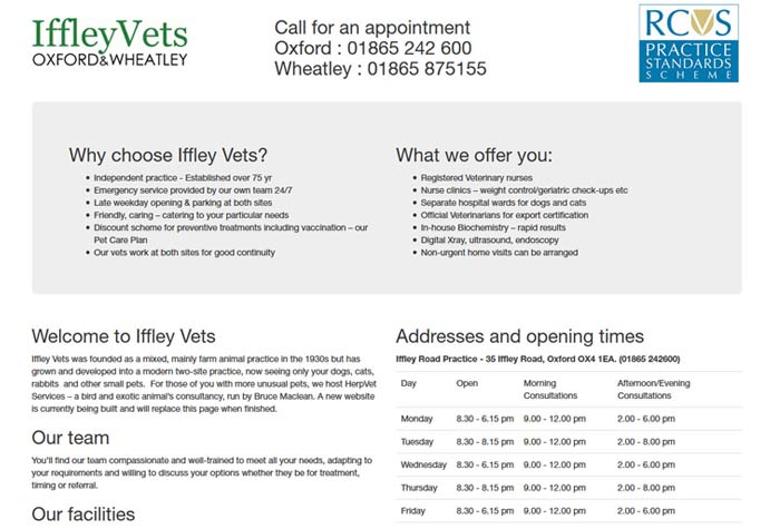 Iffley Vets