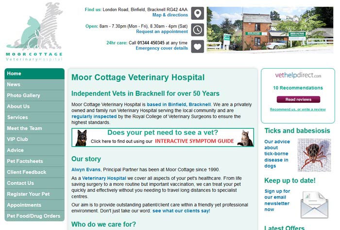 Moor Cottage Veterinary Hospital