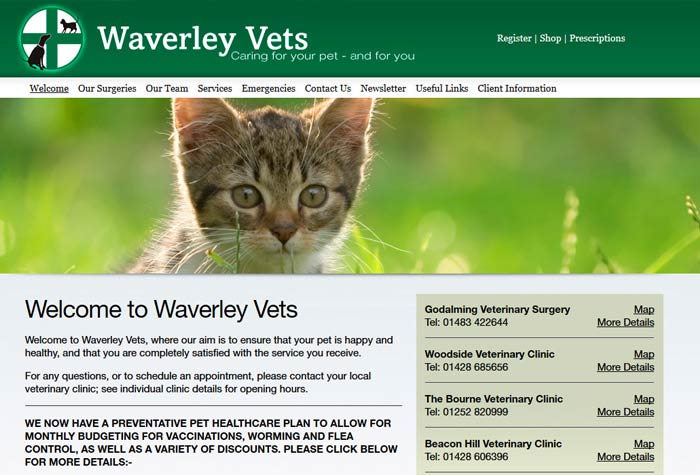 Waverley - Shortheath Veterinary Surgery