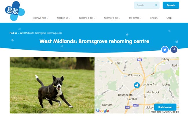 Blue Cross Rehoming Centre - Bromsgrove