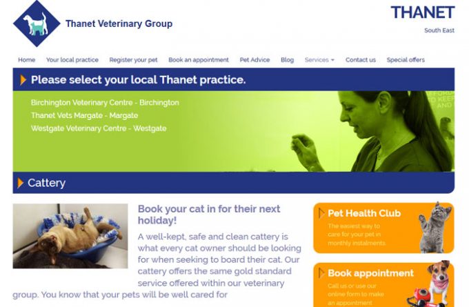 kent-thanet vets cattery