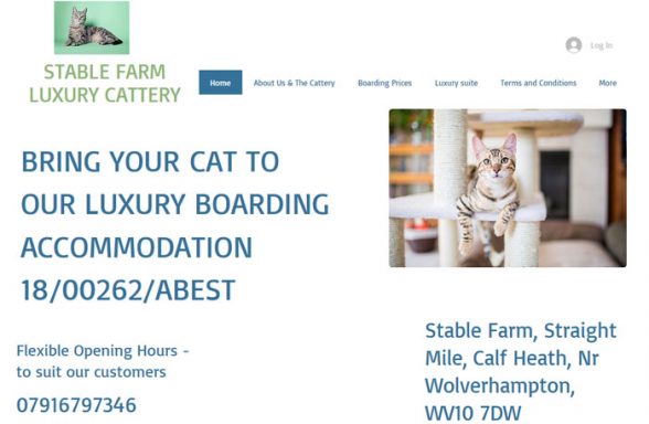 Stable Farm Cattery Wolverhampton